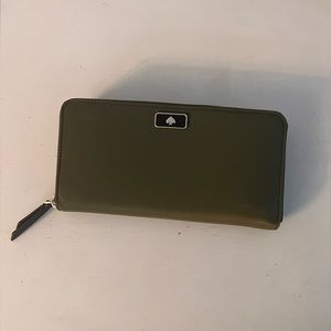 Kate, spade, green wallet NEW